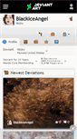 Mobile Screenshot of blackiceangel.deviantart.com