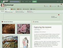 Tablet Screenshot of blackiceangel.deviantart.com
