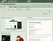 Tablet Screenshot of behindclosedeyes00.deviantart.com