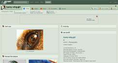 Desktop Screenshot of bunny-wing-girl.deviantart.com