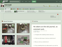 Tablet Screenshot of intermodal.deviantart.com