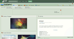 Desktop Screenshot of kingshigakuri.deviantart.com