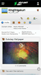 Mobile Screenshot of kingshigakuri.deviantart.com
