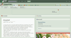 Desktop Screenshot of fantasywriters.deviantart.com