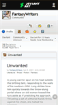 Mobile Screenshot of fantasywriters.deviantart.com