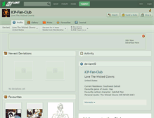 Tablet Screenshot of icp-fan-club.deviantart.com