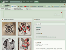 Tablet Screenshot of kerime.deviantart.com
