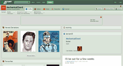 Desktop Screenshot of mechanicalchord.deviantart.com