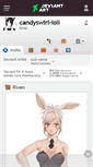 Mobile Screenshot of candyswirl-loli.deviantart.com