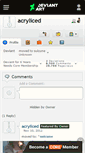 Mobile Screenshot of acryliced.deviantart.com