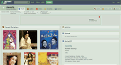 Desktop Screenshot of maveriq.deviantart.com