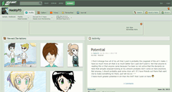 Desktop Screenshot of maddypd.deviantart.com