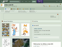 Tablet Screenshot of miles-club-dx.deviantart.com