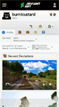 Mobile Screenshot of burntcustard.deviantart.com