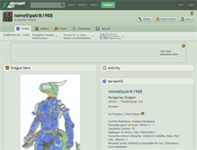 Tablet Screenshot of nemethpatrik1988.deviantart.com