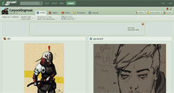 Desktop Screenshot of corporaldogmeat.deviantart.com