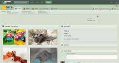 Desktop Screenshot of katy-a.deviantart.com