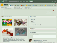 Tablet Screenshot of katy-a.deviantart.com