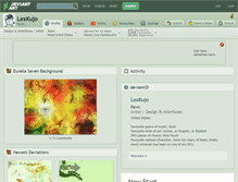 Tablet Screenshot of lexkujo.deviantart.com