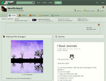 Tablet Screenshot of newdivisionx.deviantart.com