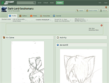 Tablet Screenshot of dark-lord-sesshomaru.deviantart.com