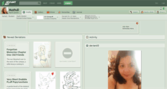 Desktop Screenshot of mushud.deviantart.com