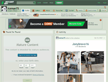 Tablet Screenshot of iceman75.deviantart.com