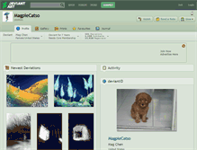 Tablet Screenshot of magpiecatso.deviantart.com
