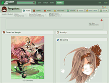 Tablet Screenshot of penguinxx.deviantart.com