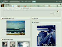 Tablet Screenshot of le-landais.deviantart.com