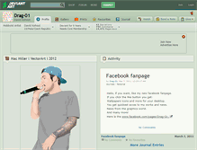 Tablet Screenshot of drag-01.deviantart.com