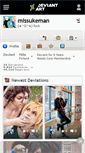 Mobile Screenshot of missukeman.deviantart.com