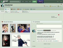 Tablet Screenshot of missukeman.deviantart.com