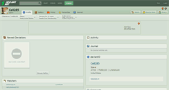 Desktop Screenshot of cell285.deviantart.com