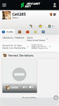 Mobile Screenshot of cell285.deviantart.com