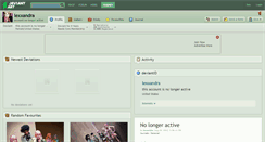 Desktop Screenshot of lexxandra.deviantart.com