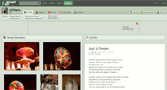 Desktop Screenshot of catmaro.deviantart.com
