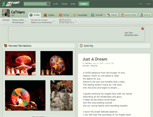 Tablet Screenshot of catmaro.deviantart.com