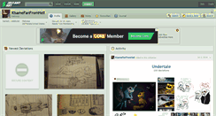 Desktop Screenshot of kisamefanfromhell.deviantart.com