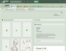Tablet Screenshot of mayge.deviantart.com