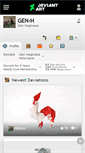 Mobile Screenshot of gen-h.deviantart.com