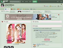 Tablet Screenshot of ambereditions.deviantart.com