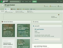 Tablet Screenshot of hp-yaoi-fandom.deviantart.com