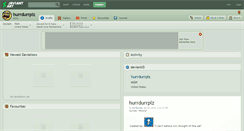 Desktop Screenshot of hurrdurrplz.deviantart.com