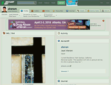 Tablet Screenshot of aheram.deviantart.com