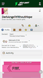 Mobile Screenshot of darkangelwithouthope.deviantart.com