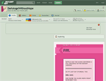 Tablet Screenshot of darkangelwithouthope.deviantart.com