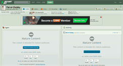 Desktop Screenshot of fat-or-chubby.deviantart.com