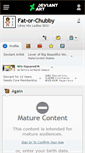 Mobile Screenshot of fat-or-chubby.deviantart.com