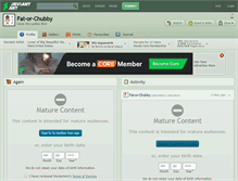 Tablet Screenshot of fat-or-chubby.deviantart.com